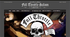 Desktop Screenshot of fullthrottlesaloon.com
